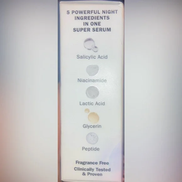 Olay Super Serum Night Repair Face Serum - Fragrance Free - Picture 5 of 8